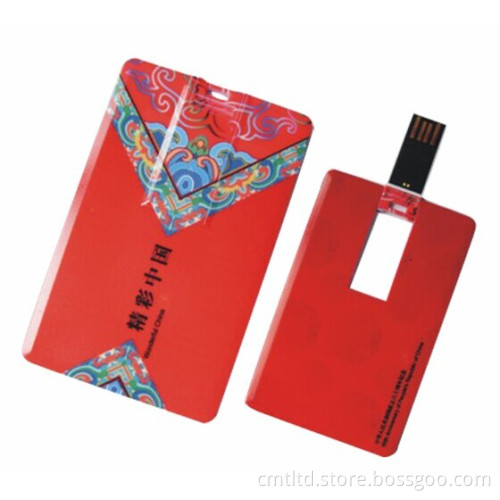 Full Color Printing USB Flash Drive Business Card Pen Drive Credit Card USB (CMT-CC015)